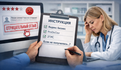 Как законно удалить негативные отзывы о клинике